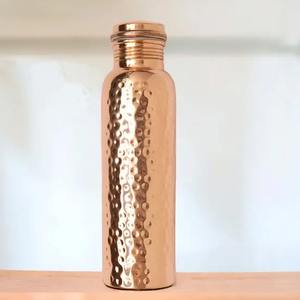 Juego de Jarra de Cobre de Calidad de Exportación con Vaso, Juego de Garrafa de Agua de Cobre de Grado de Exportación, Juego de Botellas de Cobre de Calidad de Exportación - Product Image 2