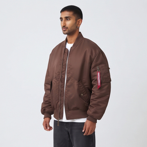 Chaqueta de Piloto MA1 de Moda para Hombre, Ligera, Resistente al Viento, Estilo Urbano - Product Image 3