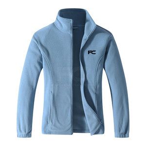 Vestes à capuche zippées pour hommes en polaire de style classique, vêtements d'hiver, col montant, utilisation en extérieur, coupe-vent, respirant, respectueux de l'environnement - Product Image 1