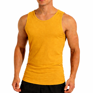 Camiseta sin Mangas Personalizada para Hombre, 220GSM, Chaleco de Entrenamiento Transpirable, Camiseta de Gimnasio para Verano, Venta al Por Mayor OEM - Product Image 1