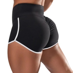 Shorts de sport tricotés taille haute pour femme, séchage rapide, imprimés, taille élastique, pour gym, fitness, course à pied - Product Image 5