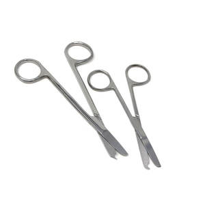 Ciseaux à sutures 3,5'' 4,5'' 5,5'' en acier inoxydable de qualité supérieure, conception à crochet délicat pour une retraitement sûr des sutures, usage médical - Product Image 2