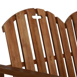 Banco de Jardín Duradero de Madera de Acacia de 43.3 Pulgadas en Color Marrón, Categoría de Productos: Bancos de Patio - Product Image 5