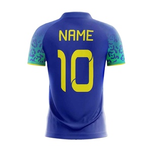 Camisetas de Fútbol al Por Mayor de Secado Rápido, Cuello Redondo, Transpirables, 100% Poliéster, Impresión Digital, Ligeras, Manga Corta, Logotipo Personalizado - Product Image 6