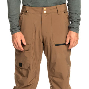<b>Men</b> Waterproof <b>Cargo</b> Snow Pants <b>Brown</b> Gore-Tex Button Closure Ski Wear - Product Image 5