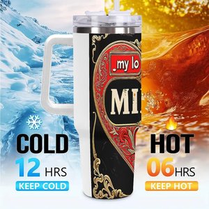 40Oz <b>Large</b> Stainless Steel Tumbler With Straw For Office Use - Product Image 6