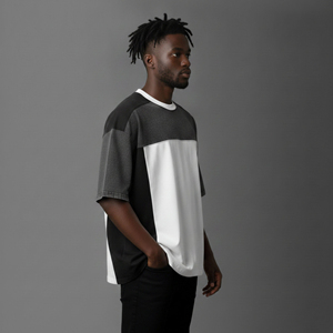 T-shirt pour homme de style hip-hop de haute qualité, 100% coton, 180 grammes, léger, personnalisable, coupe ample, respirant, vêtements de sport - Product Image 2
