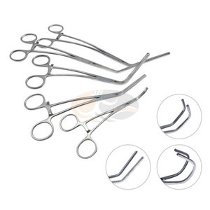 Pinces Cardiovasculaires – Kit de 5 Pièces à Pointe Atraumatique – Instrument Chirurgical d'Exclusion Aortique – Pince Manuelle en Acier Inoxydable – Usage Général - Product Image 2