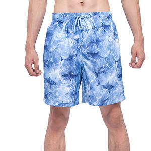 Shorts de Baño Premium para Hombre |   Pantalones cortos deportivos con estampado de silueta de palmera al atardecer, de secado rápido, para playa, ropa urbana de verano para surf - Product Image 3