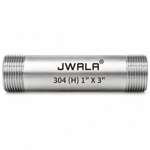 Raccord de tuyau en acier inoxydable 304 résistant à la corrosion, 1 pouce, longueur 3 pouces, filetage mâle, pour transfert de fluides industriels - Product Image 3