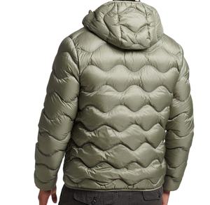 Veste coupe-vent respirante en tissu fin sur mesure, 100% fibre de polyester, rembourrage imperméable, col mandarin avant - Product Image 2