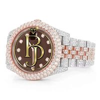 Montre-bracelet analogique à quartz carrée de luxe Briva B-037-1, bracelet en acier inoxydable marron, résistance à l'eau 10 bars, écologique et légère