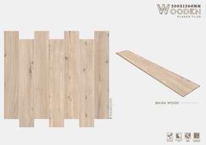 Carrelage en porcelaine mate à profil linéaire 200x1200mm, conçu pour maintenir un flux de sol propre, un ton cohérent et une surface céramique. - Product Image 3