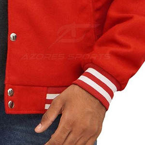 Chaqueta Letterman de Invierno para Hombre, Estilo Atlético Clásico, Ligera, Cálida, Casual, Manga Larga, Botones Cubiertos, Transpirable, de Secado Rápido - Product Image 6
