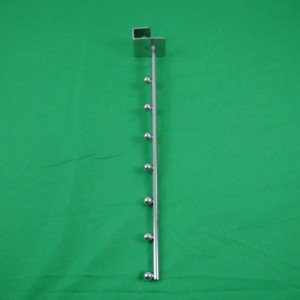 Premium Stainless Steel Display <b>Hooks</b> 300mm Chrome Plated Industrial Wall Mount with 6mm Wire Diameter Durable Design OneTech - Product Image 5