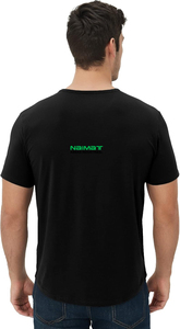 เสื้อยืดสีดำคุณภาพสูง 100% ผ้าฝ้ายพรีเมียม รับสกรีนโลโก้ เสื้อยืดคอกลมสำหรับผู้ชาย - Product Image 4