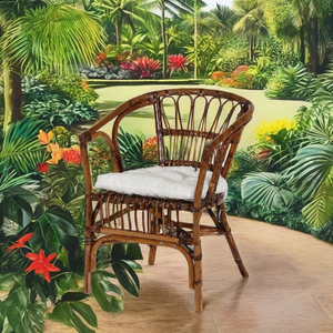 Merly Fauteuil en rotin polyvalent au design moderne pour les loisirs en plein air et la détente pour les hôtels, les parcs et les appartements Vente à chaud - Product Image 2