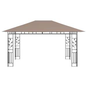 Toldo y Gazebo Color Taupe de 13.1'x9.8'x9' con Mosquitera, 0.6 Oz/ft, 13.1'x9.8'x9' - Product Image 3