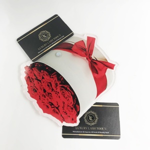 New Arrival Premium Quality Acrylic Lash <b>Tile</b> Eco-Friendly Best Price Custom Logo Flower Bokeh Design <b>Magnetic</b> Eyelash TOOLS - Product Image 3