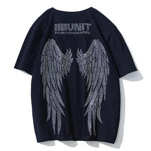 T-shirts pour hommes en coton doux, effet délavé, style streetwear vintage, coupe confortable pour hommes - Product Image 6