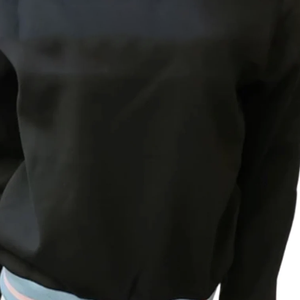 Sudadera Personalizada con Logotipo para Mujer, Negra y Rosa, con Letras Griegas en el Frente, Bordado Chenille, Estilo Urbano Holgado - Product Image 2