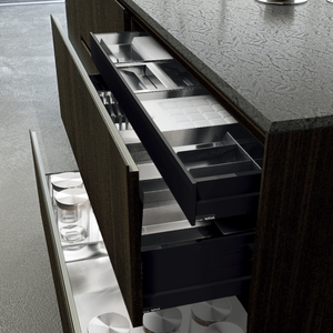 ชุดครัวสำเร็จรูป JY Project สไตล์ยุโรปหรูหราทันสมัย ทำจาก MDF พร้อมไอส์แลนด์  วัสดุ E0 E1 กันน้ำ ทนทาน - Product Image 6