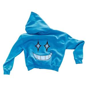 Custom Designed <b>Men's</b> 100% Cotton <b>Fleece</b> <b>Jumper</b> Pull-over Hoodie Embossed 3D Pattern Size 6XL Metal Tip Laces Wholesale Supply - Product Image 4