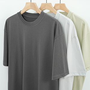 Camiseta Oversize de Alta Calidad con Logotipo Personalizado para Hombre, 100% Algodón, Cuello Redondo, Estilo Holgado y de Gran Gramaje - Product Image 4