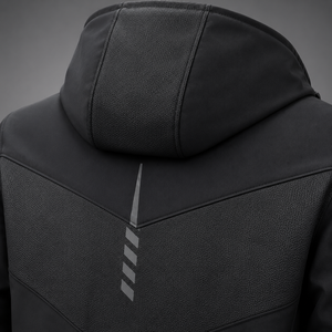 Men's <b>Hooded</b> Softshell Jacket Waterproof Windproof Breathable Outdoor Winter <b>Coat</b> OEM Custom - Product Image 4