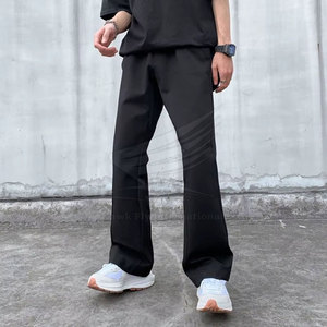 High Quality Men's Straight Lightweight Mid Waist Breathable Eco-Friendly Casual Sweat Pants - Product Image 2