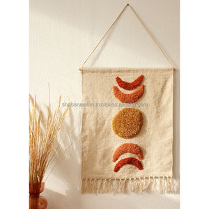 Tapiz colgante de pared tejido de alta calidad, tapiz bohemio personalizado, decoración de pared tejida, colgante de pared a precio barato - Product Image 4