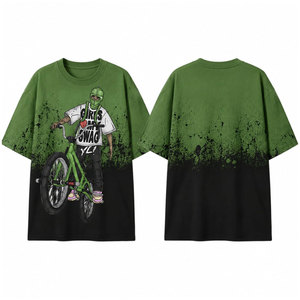 Camiseta de Hombre de Algodón Grueso de 240 g/m², Estilo Vintage Lavado, Personalizada, Talla Grande - Product Image 1