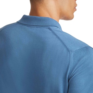 Polos personalizados de algodón orgánico 100% para hombre con logotipo bordado, Camiseta de piqué suave de verano, ropa informal transpirable, camisa 2026 - Product Image 2