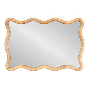 Handwoven Rattan Wavy <b>Rectangle</b> <b>Wall</b> <b>Mirror</b> Natural Handmade Frame Decorative Home Decor Wholesale Bulk Eco Friendly Supplier - Product Image 6