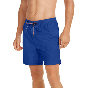 Shorts de plage décontractés pour hommes, coupe classique, tissu en toile, taille élastique, anti-rides, imperméables, protection UV, séchage rapide, écologiques - Product Image 6