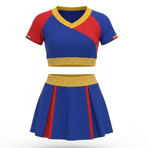 Uniforme Deportivo de Moda para Animadoras, para Espectáculos, Desfiles y Juegos, Transpirable, Suave y Resistente - Product Image 1