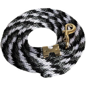 Corde de trelage en nylon et acier inoxydable durable de 9 pieds, avec mousqueton robuste, tressée, pour l'entraînement et la manipulation quotidienne des chevaux, souple - Product Image 3