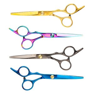 Tijeras de barbero de precisión para corte y recorte profesional del cabello, tijeras de acero inoxidable para peluquería y barbería - Product Image 1