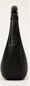 Sac à bandoulière Hobo en cuir véritable noir de qualité supérieure, style bohème, avec fermeture éclair, pour femme, élégant sac à main croissant, usage quotidien, OEM - Product Image 2