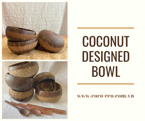 Coconut Shell Bowl Fancy Wholesale Custom LOGO Coconut Shell Bowl From <b>Agricultural</b> <b>Waste</b> Natural Eco Friendly Material - Product Image 2