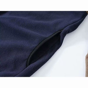 2026 New Design <b>Men's</b> Polar Fleece <b>Half</b> <b>Zip</b> <b>Jackets</b> Custom Embroidery Stand Collar Solid Pattern Winter Fleece <b>Men's</b> Sweatshirts - Product Image 5