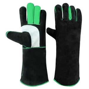 Gants de soudage en cuir de vachette pleine fleur de qualité supérieure, résistants, pour une protection industrielle durable, pour les soudeurs - Product Image 5
