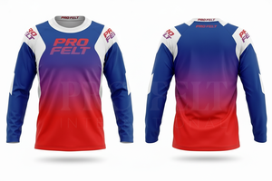 Maillot de motocross à manches longues, respirant, léger, tendance, sûr et performant, en polyester et coton. - Product Image 6