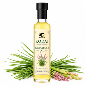 Huile Essentielle de Palmarosa Pure et Naturelle 100g Liquide Soin Corporel Floral pour Massage et Soins de la Peau avec Prise US du Tamil Nadu - Product Image 1