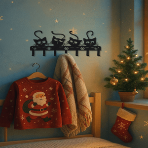 1 Pezzo Simpatica Silhouette di Cane per Giardino, Piastra in Legno Massello con Inserto per il Terreno, Decorazione Esterna per Casa, per Neonati e Bambini - Product Image 1