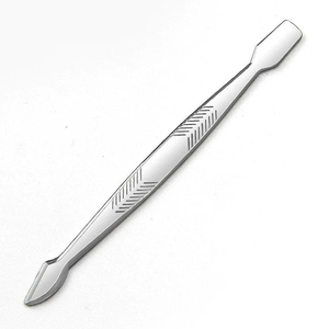 Newest Dual-Sided Stainless Steel Cuticle Nail Pushers For Salons Premium Quality Manicure Pedicure <b>Tools</b> For Professional Use - Product Image 1