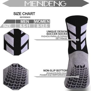Custom Logo Anti-Slip Design New Style Men Women Polyester Cotton Soccer <b>Socks</b> Silicone Suction Cup <b>Grip</b> Anti-Bacterial - Product Image 6