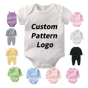 Wholesale Custom High Quality Lace up Turtleneck Custom Embroidery Warm Winter <b>Baby</b> Girls' Rompers Breathable Thin Bodysuits - Product Image 4