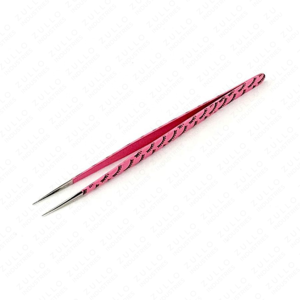 Pinzas de Acero Inoxidable Premium con Punta de Fibra para Volumen de Pestañas, Logotipo Personalizado, Marca Privada, Herramienta de Extensión de Pestañas con Punta Fina - Product Image 2