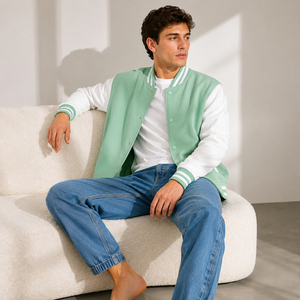 Varsity <b>jacket</b> made with durable materials and comfortable fit delivering timeless style for active casual and fashion forward - Product Image 5